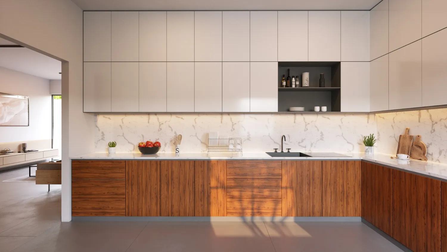 Villa kitchen interior